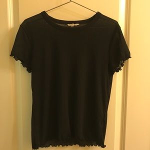 Madewell Lettuce Trim Top